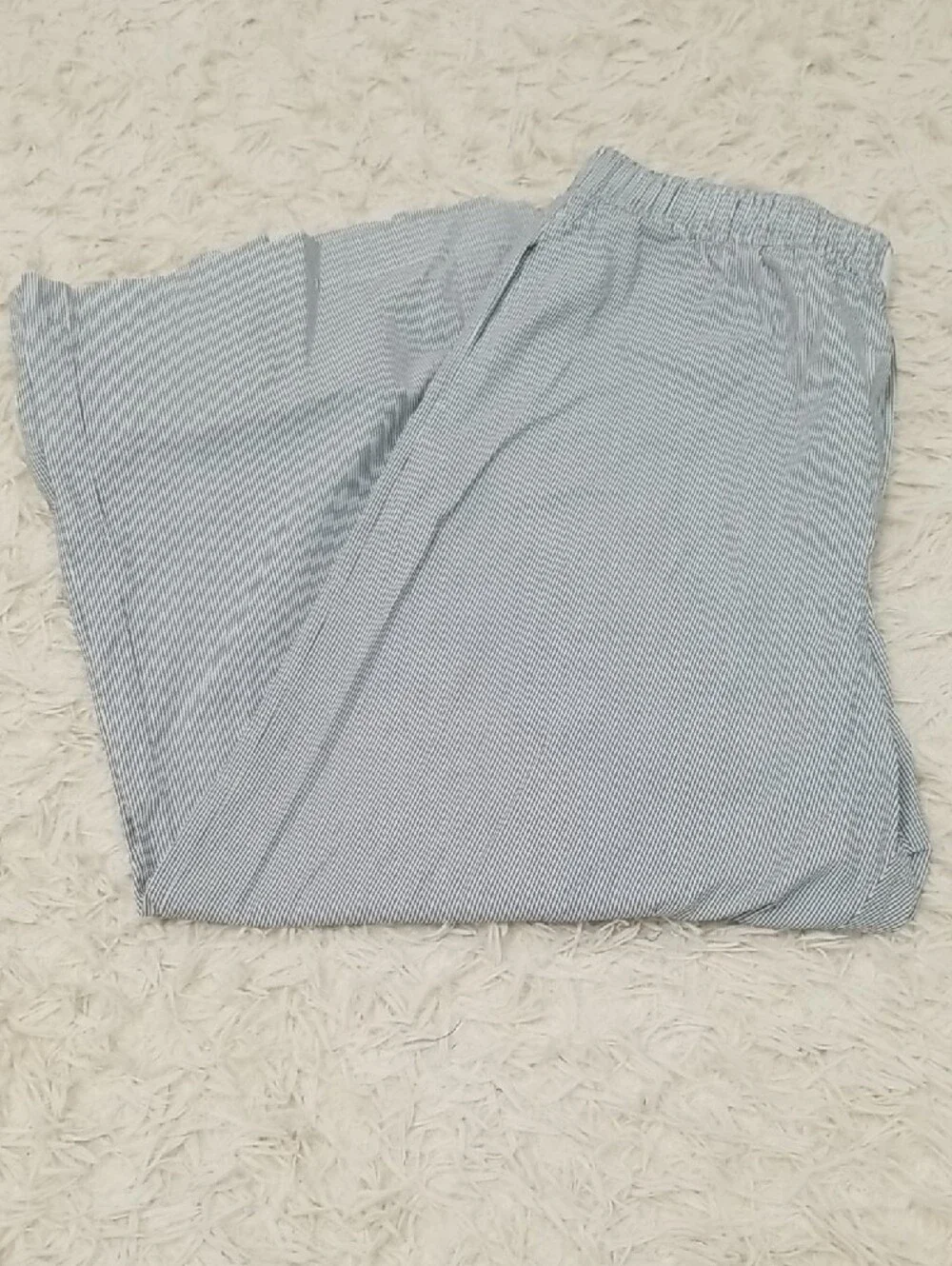 J. Crew  Gray And White Stripes  Wide-Leg Womens  Pants